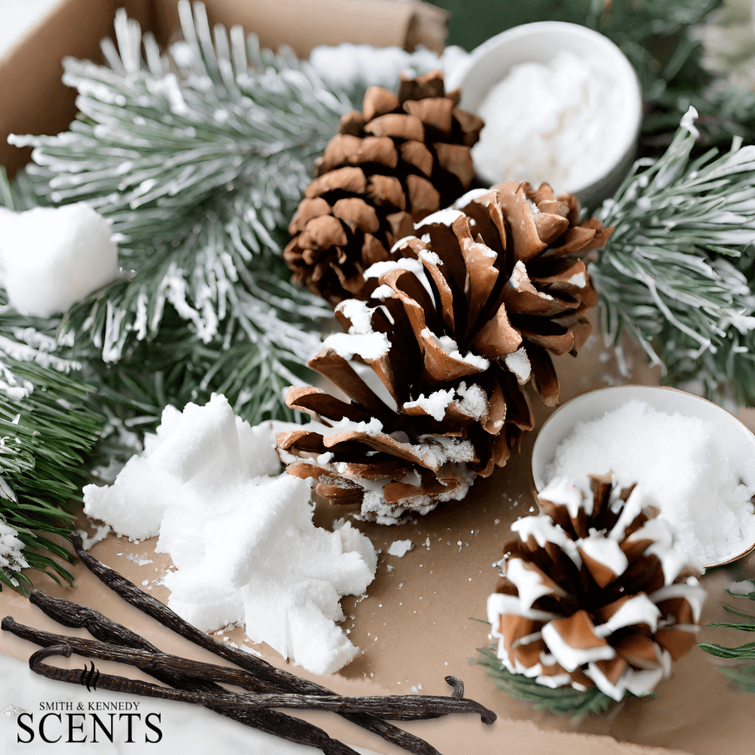 Snow Kissed Pinecones Christmas Winter Wax Melt