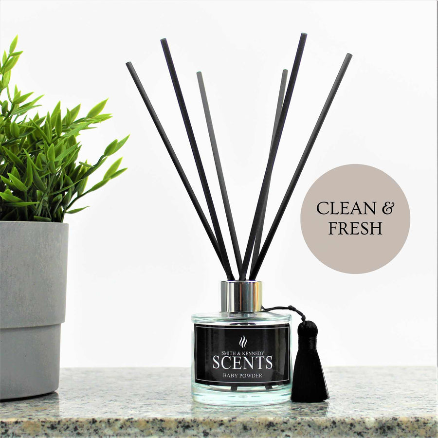 Scented Reed Diffuser Amber & Sweet Orange