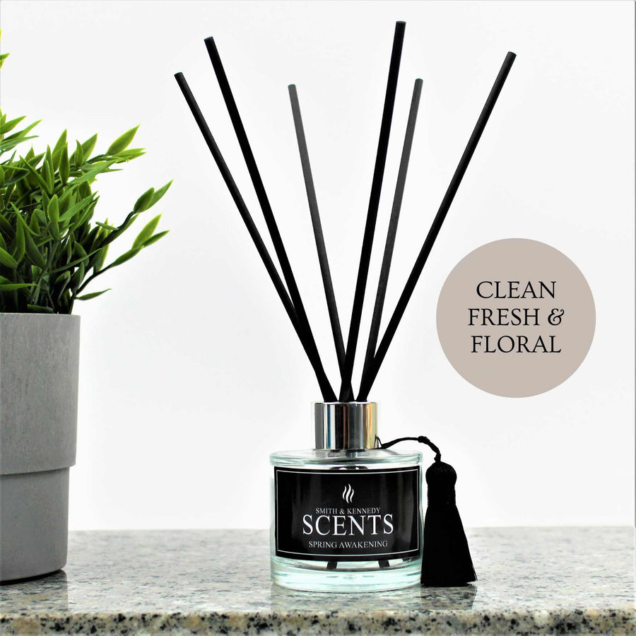 Scented Reed Diffuser, Clean & Fresh Spring Aawakening