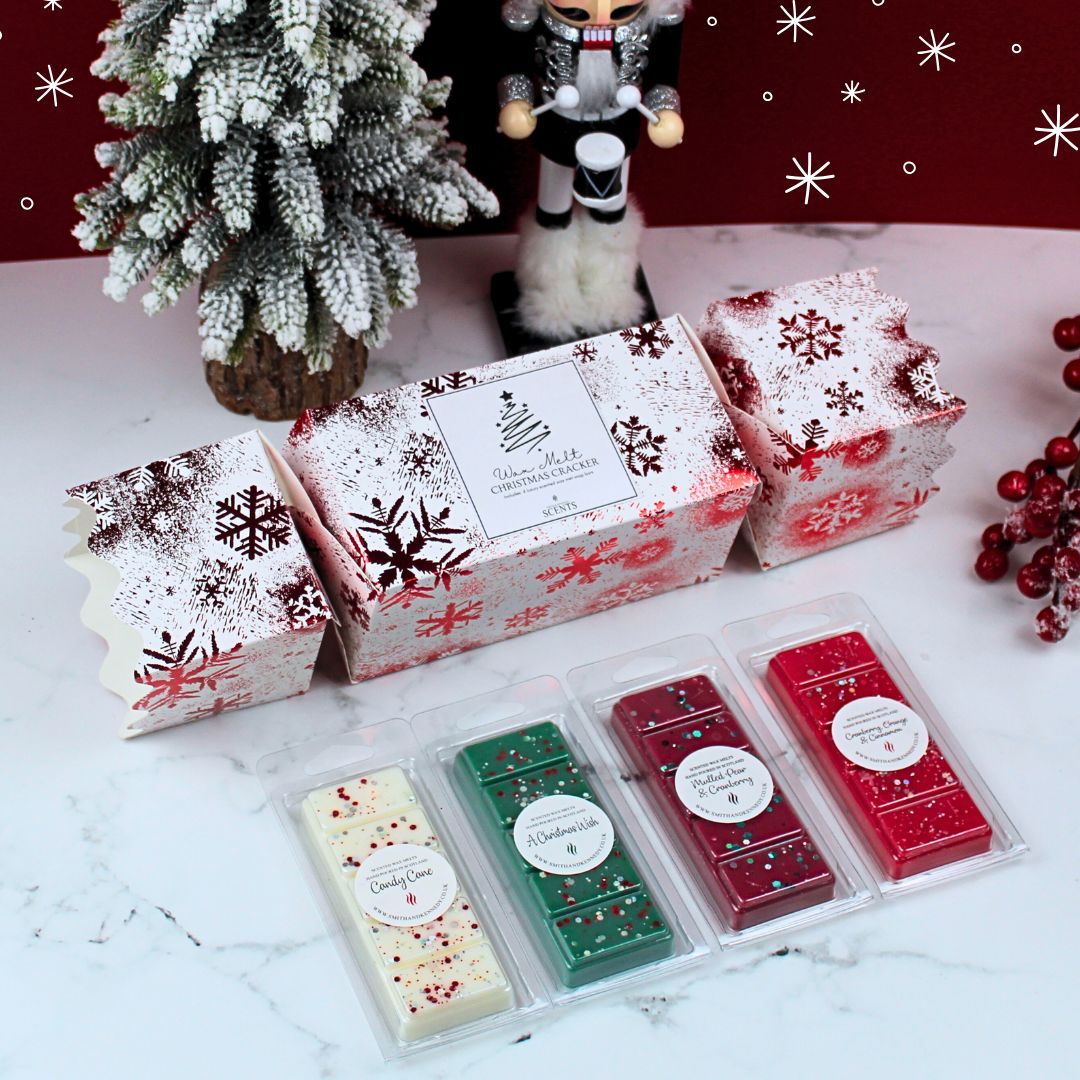 Christmas Wax Melt Cracker Pick & Mix 4 Snap Bars