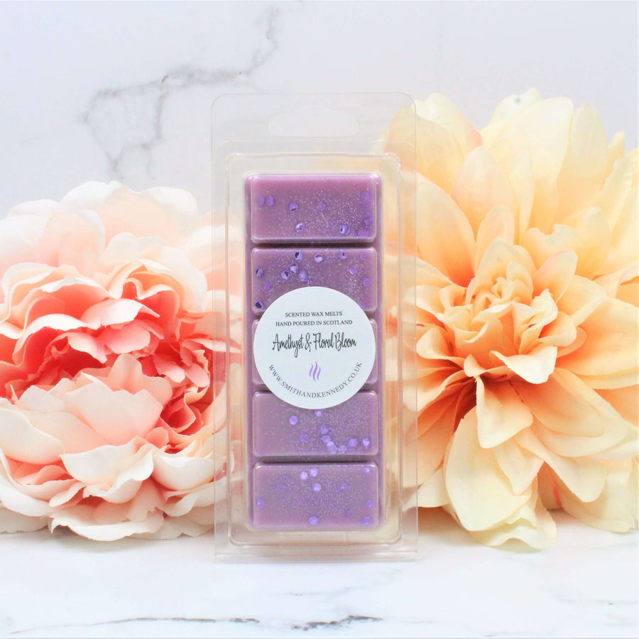 Amethyst & Floral Bloom Scented Wax Melt Snap Bar