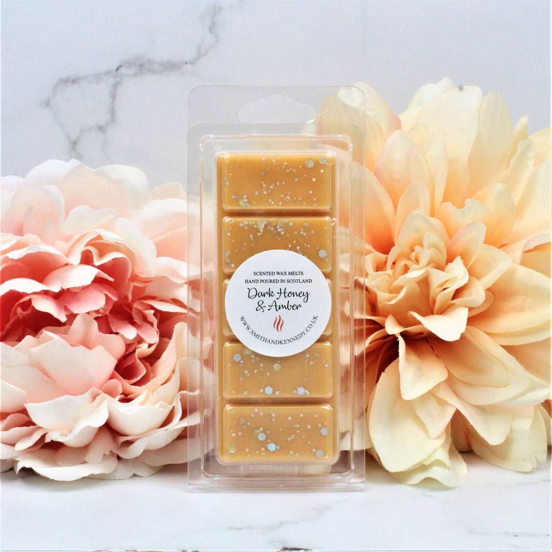 Dark Honey & Amber Scented Wax Melt Snap Bar UK